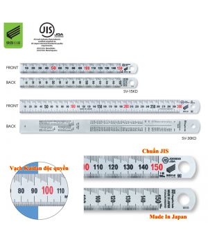 THƯỚC LÁ INOX MẠ NHŨ BẠC 1500MM NIIGATA SV-1500KD