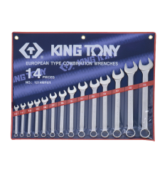 BỘ CỜ LÊ VÒNG MIỆNG 14 CHI TIẾT KINGTONY 1214MR01 10-32MM