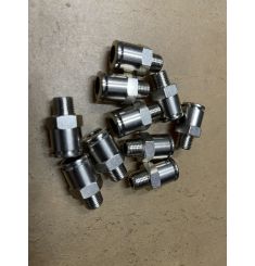ĐẦU NỐI THẲNG INOX 08R03 (PHI 8 REN 17)