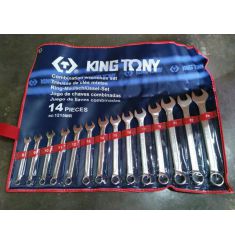 BỘ CỜ LÊ VÒNG MIỆNG 14 CHI TIẾT KINGTONY 1215MR 8-24MM