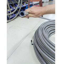 ỐNG TEFLON BỌC LƯỚI INOX 3/16 INCH - 5MM DÀI 100M